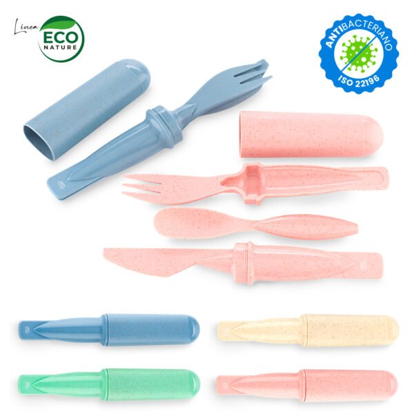 Set de Cubiertos Eco – Material Antibacteriano
